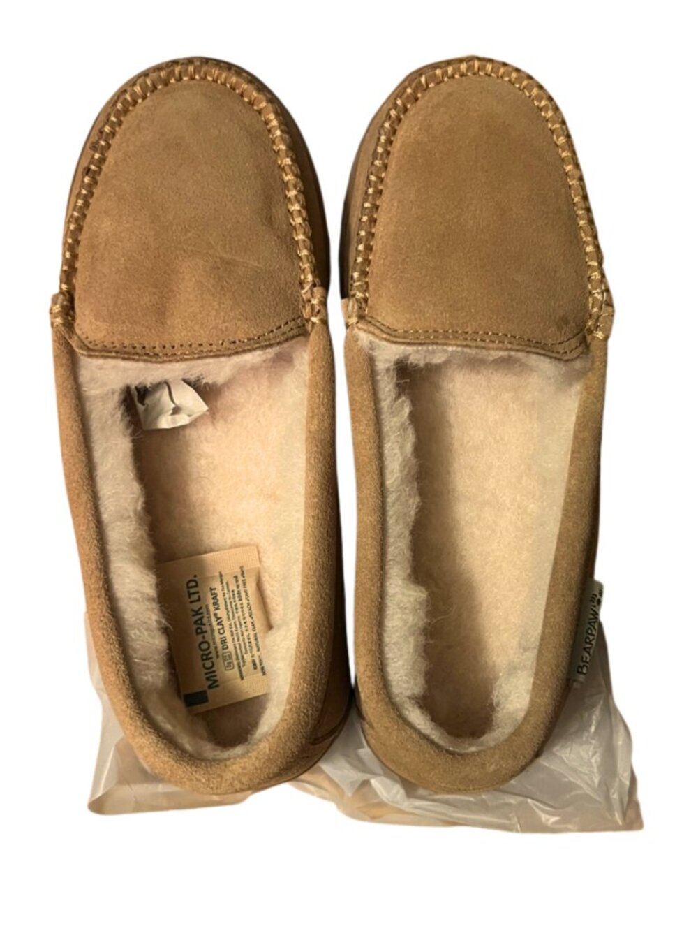 Bearpaw Angel Women's Plush Lined Moccasin Slippers (7) NWT